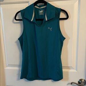 PUMA Women's Turquoise Tank Top